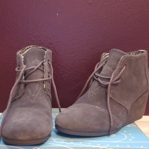 Tom's Wedge Ankle Booties